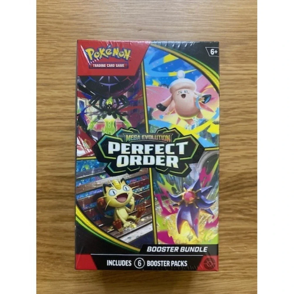 Pokemon Booster Bundle Kids Multi New Mega Evolution Perfect Order 6 Packs